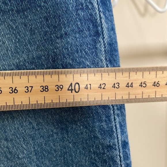 Levi's - Wedgie Straight High Waist Denim Pants - Blue - 30 - Picture 6 of 12